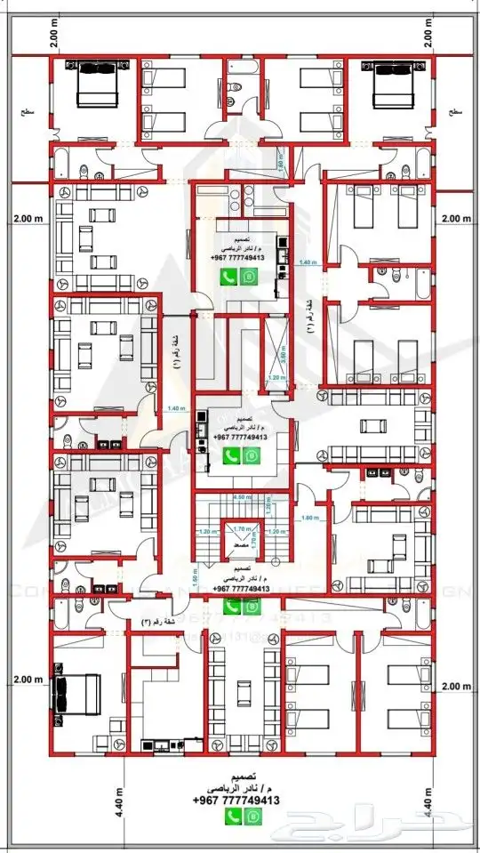 تصميم شقق سكنية 1