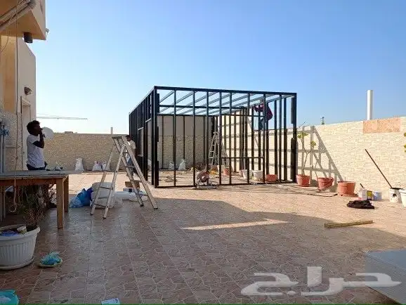 مقاول بناء غرفا وبناء ملاحق ومظلات جلسات ومظلات حدائق 12