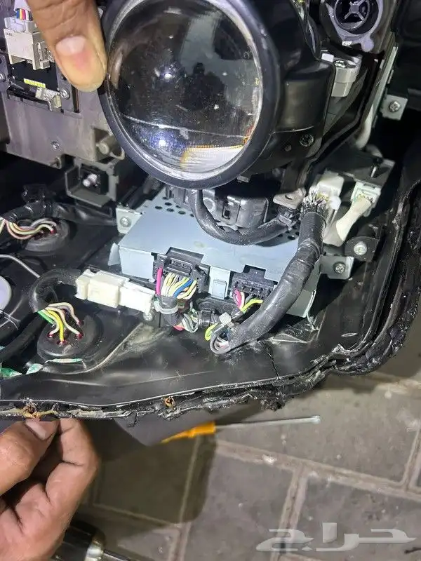 عدسات انوار زنون ليدات محولات غطيان الشمعات ليد داخلي لجميع 48