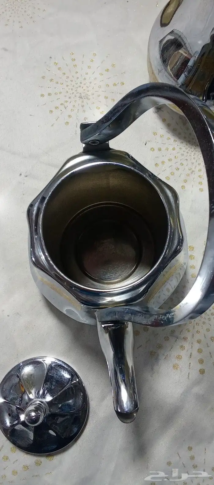 طقم دلال واباريق صناعة كورية ستاليس ستيل اصدار قديم 14