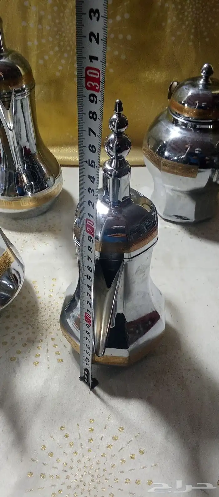 طقم دلال واباريق صناعة كورية ستاليس ستيل اصدار قديم 10