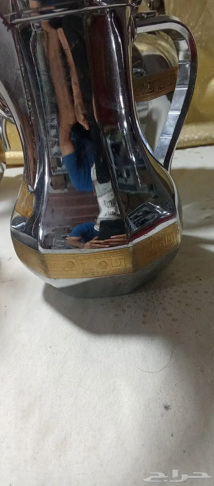 طقم دلال واباريق صناعة كورية ستاليس ستيل اصدار قديم 2