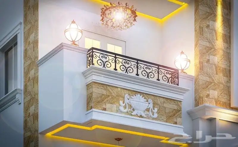 ديكورات خارجيه جي ارسي وجبس فرنسي 2