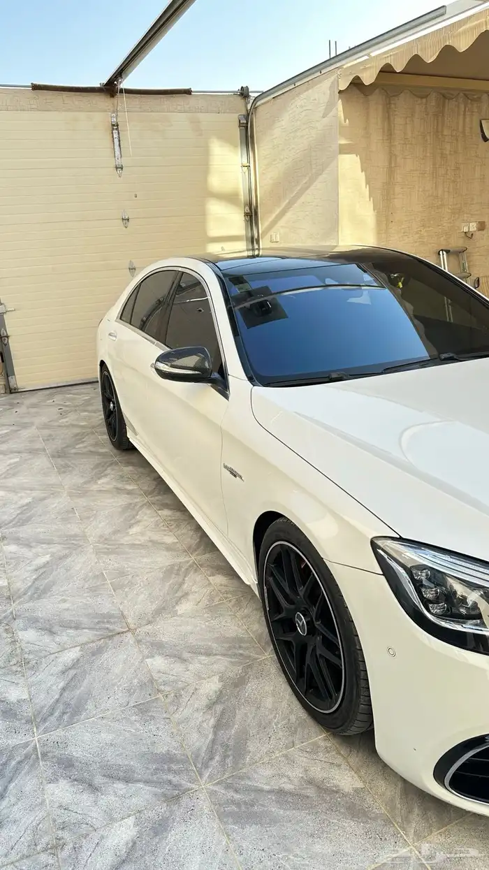 مرسيدس يخت s500 - 2014 ابيض بدي وكاله 2