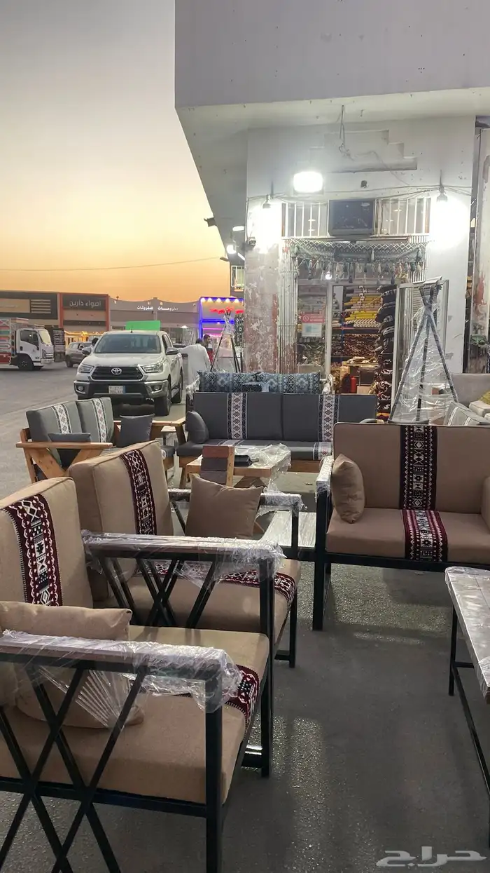 جلسات حديد جلسات خشب كراسي كويتية 1