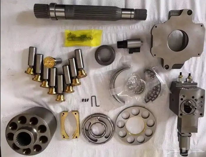 hydraulic pump parts and repairing اصلاح طرمبة هيدروليك 5