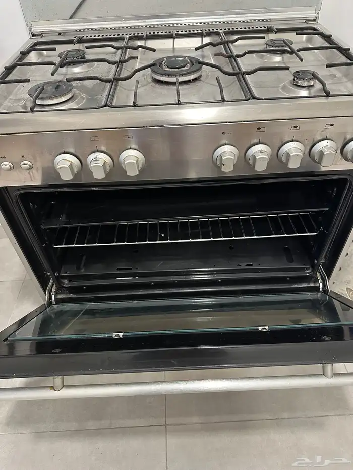 فرن جبسون (Gibson)ايطالي -غاز فايبر -منظم-لي 8