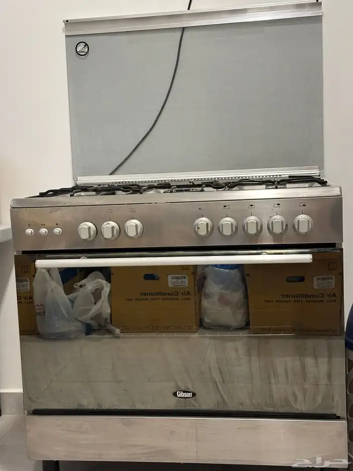 فرن جبسون (Gibson)ايطالي -غاز فايبر -منظم-لي 5