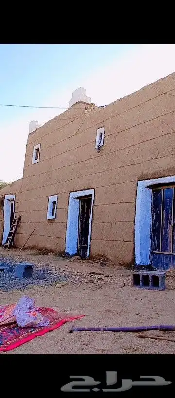 ترميم تراث بيوت طين قديمه 7