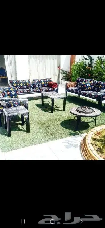 كراسي حديد جلسات خارجية اثاث مراكيز مركاز 2