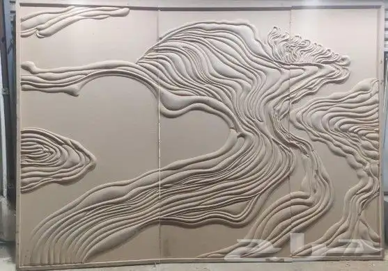 حفر ونحت جميع انواع الأخشاب cnc لوحات جدارية 3d 13