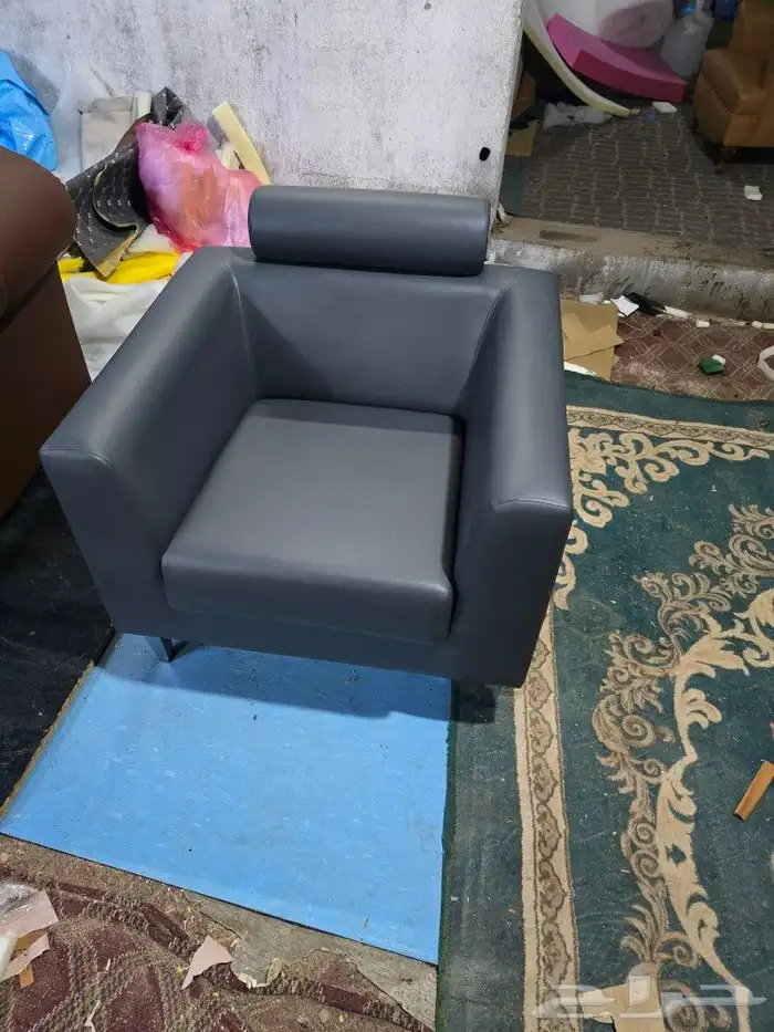 طقم كنب جلد كل الوان وموديلات جودة افضل (سعر مصنع) 5