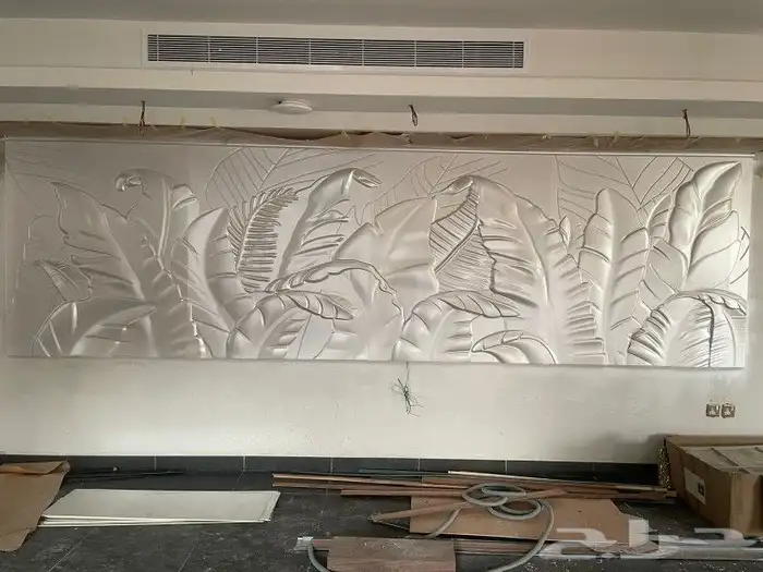 حفر ونحت جميع انواع الأخشاب cnc لوحات جدارية 3d 2