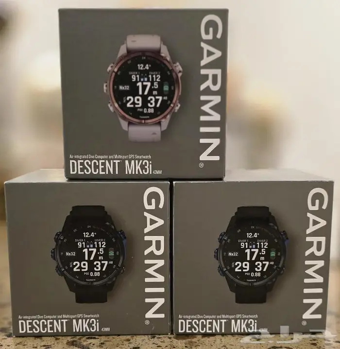 ساعات قارمن DESCENT MK3i 43mm كمبيوتر غوص 0