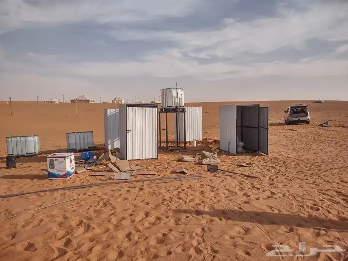 غرف خشب حمامات بيوت شعر تجهيز مخيمات 6