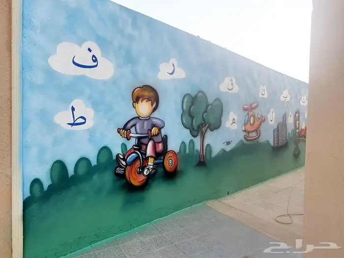 رسومات وخطوط جداريه 3