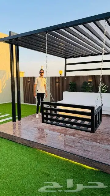تنسيق حدائق عشب صناعي جلسات شلالات ونوافير 1