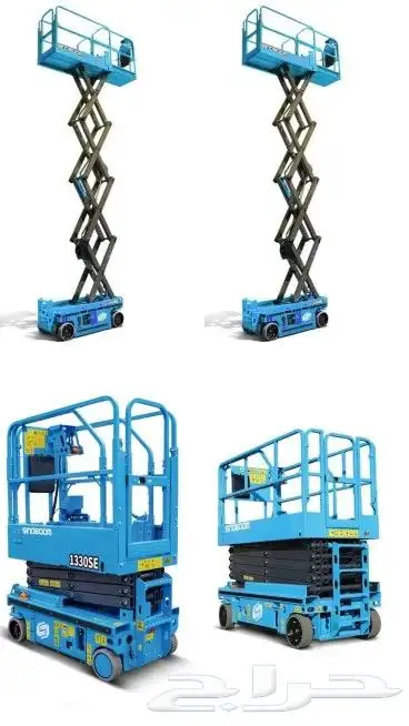 رافعات عمال سقالات كهربائيه سيزرلفت مانلفت للايجار في الرياض 1