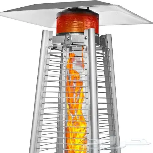 دفاية غاز استيل الفيصلية بشكل هرمي بطول 1.8 متر بقوة 12KW 2