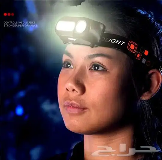 كشاف راس بإضاءة قوية وحساس حركة عملي جدا 3
