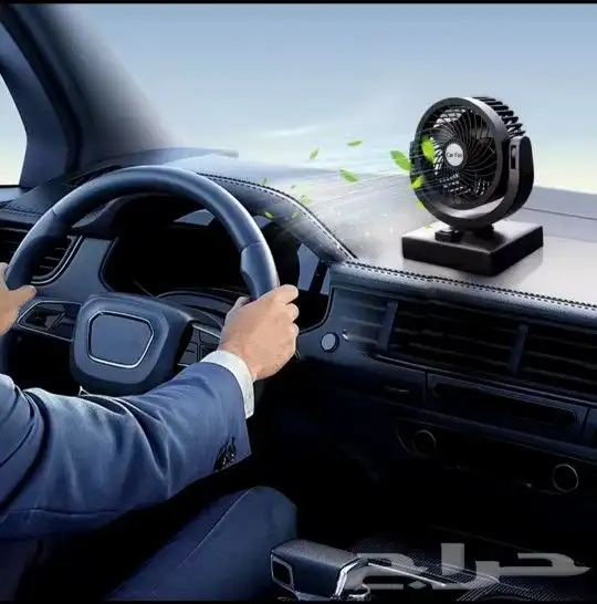 مروحة سيارة للتهوية جديدة ب20 فقط تعمل بمدخل ولاعة السيارة 2