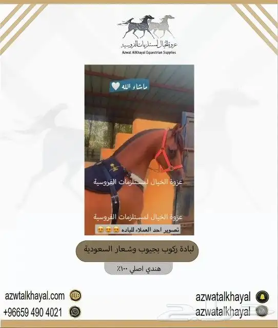 جلال خيل شتوي مبطن من الداخل فرو 2