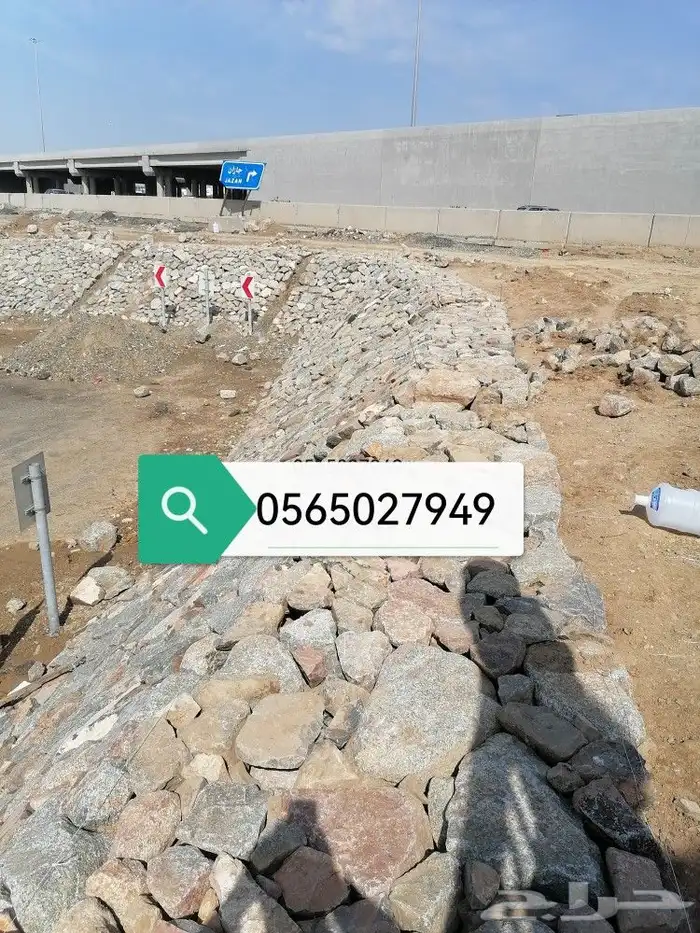 بنأ جدرانات بالحجر الكبير بالبكلين والشيول وعمل الربراب 13