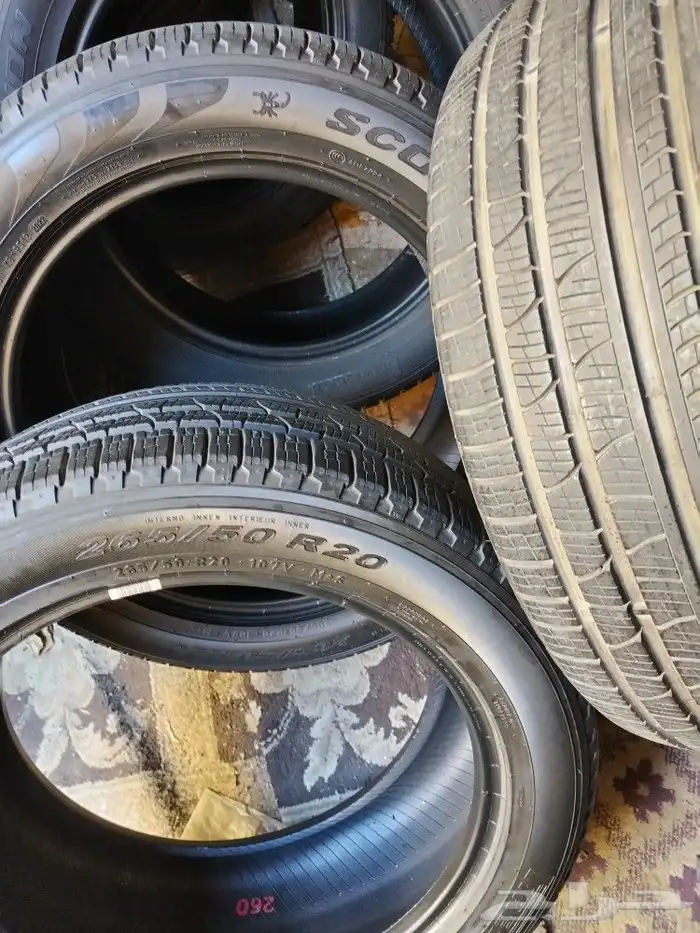 اربع كفرات برللي 265 50 20 2