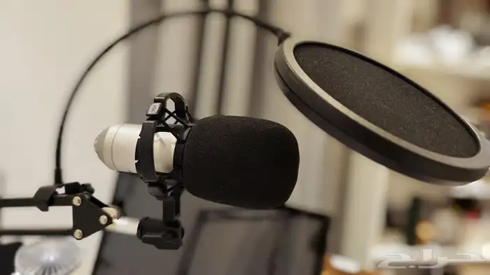 مايك مكتب مع استاند شبه جديد BM-800 3