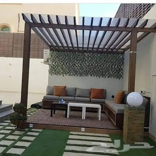 توريد وتركيب جلسات حدائق برجولات سواتر مظلات 9