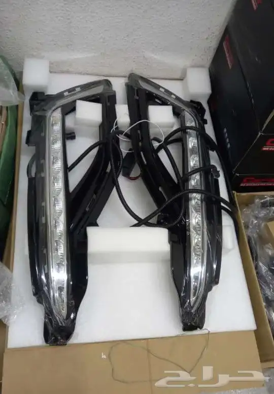 انوار السيارات عدسات ليزر هلا فايف كيو فايف شمعات اسطبات لمب 13