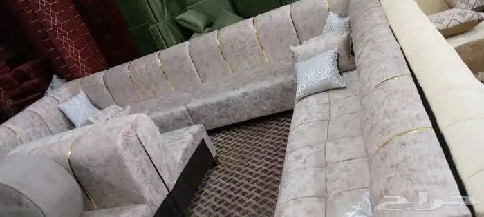 مجالس كنبات جاهزه ومساند جاهز وباطرمه جاهز وكنبات مفرقه وطاو 23