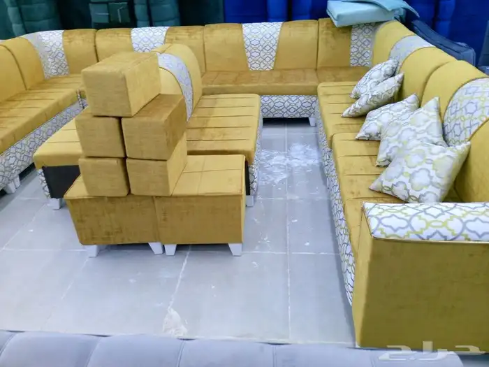 مجالس كنبات جاهزه ومساند جاهز وباطرمه جاهز وكنبات مفرقه وطاو 41