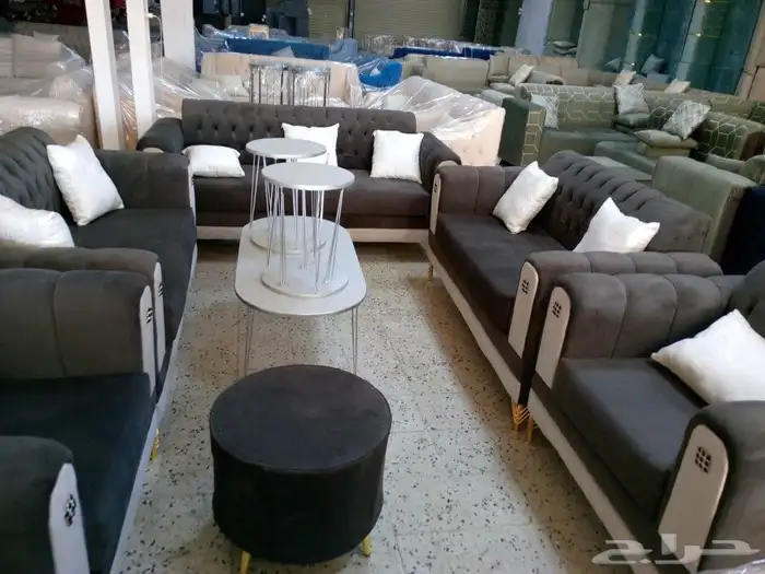 مجالس كنبات جاهزه ومساند جاهز وباطرمه جاهز وكنبات مفرقه وطاو 44