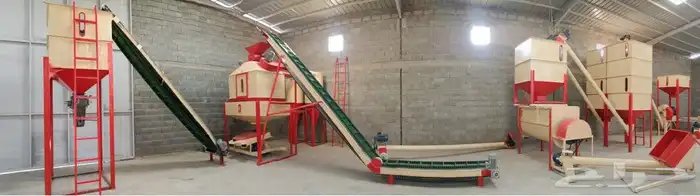 مصنع اعلاف 4طن عباره عن30 معده 3