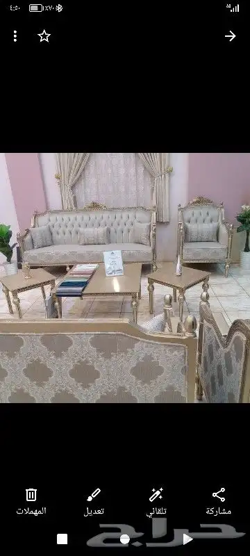 خشب زان مصري طاولات طعام كراسي سفره مجلس 4