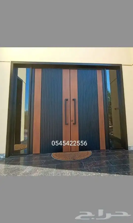 ابواب حديد كلادينج بشكل عصري 6