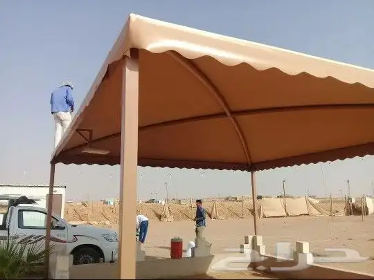 مظلات وسواتر وبيوت الشعر برجولات مظلات سيارات 6