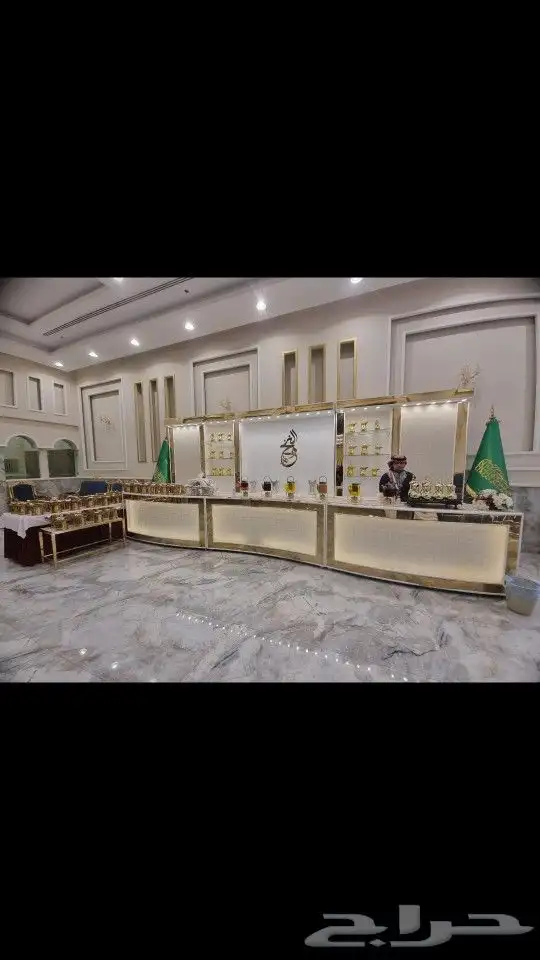 ركن ضيافه عربه قهوجي صباب مقاديع حفلات مناسبات 9