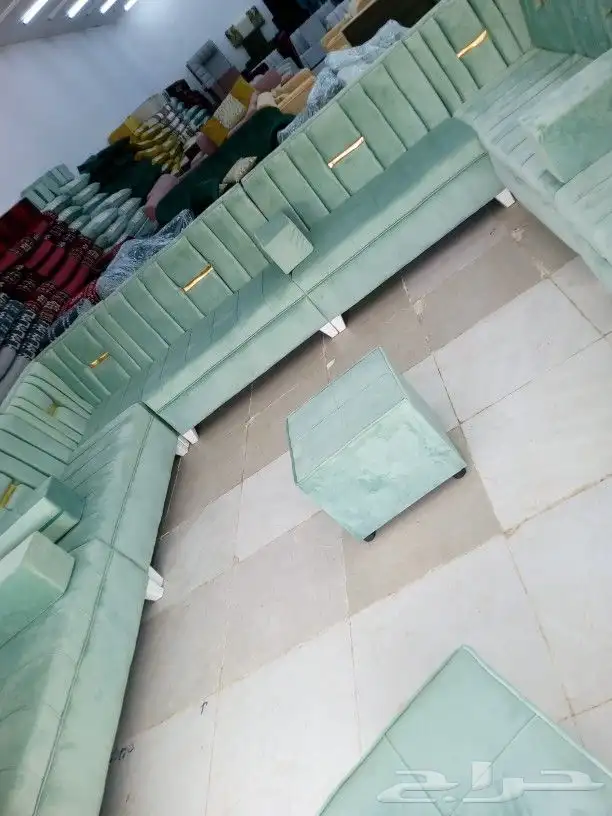 مجالس كنبات جاهزه ومساند جاهز وباطرمه جاهز وكنبات مفرقه وطاو 35