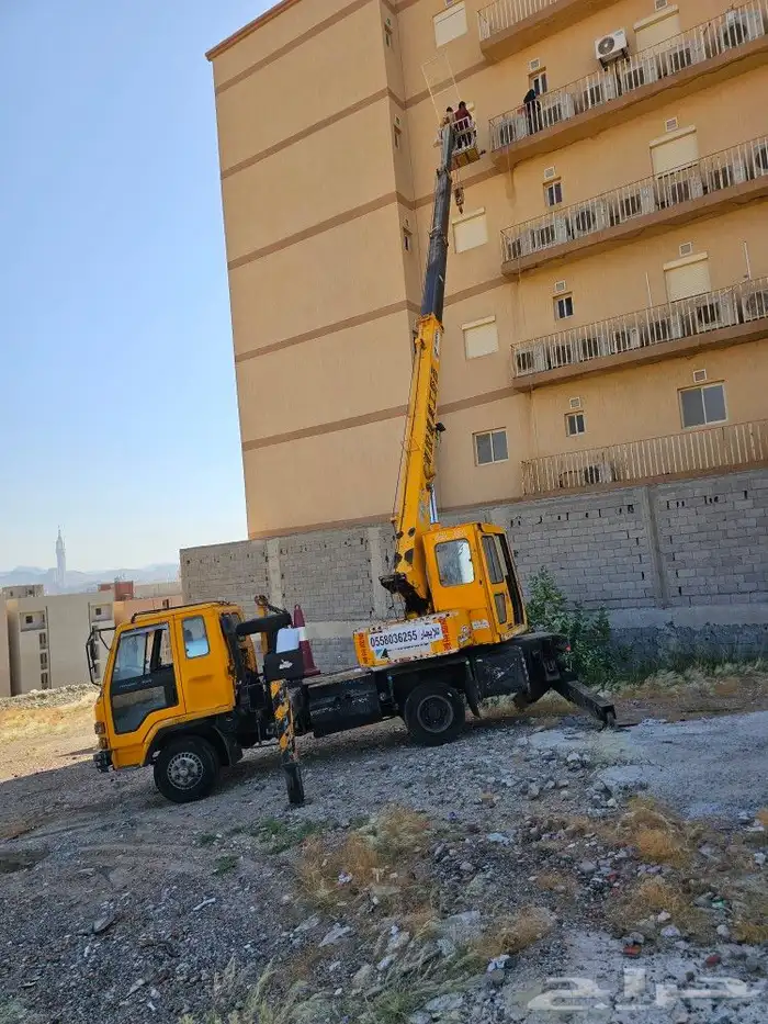 ونش كرين رافعه سله صندوق مكه إيجار للتواصل 1