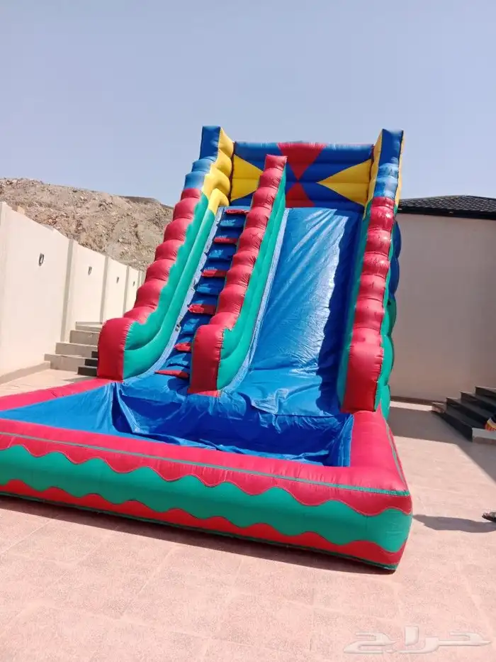 ايجار يومي ملعب صابوني زحليق نطيطات 3