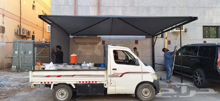 مظلات وسواتر وبيوت الشعر برجولات مظلات سيارات 9