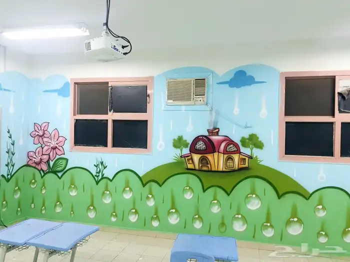 خطاط _ورسام _ رسومات جدارية 1