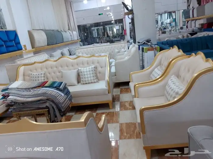 مفروشات الرياض  تفصيل جميع انواع الكنب والجلسات الارضي والست 4