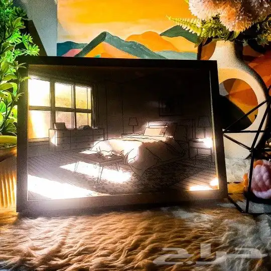 لوحات فنية مضيئة 1