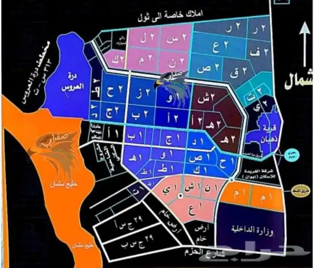 مخطط ابحر الشمالية - ثم جوهرة العروس -نشتري الأراضي ف المخطط 0