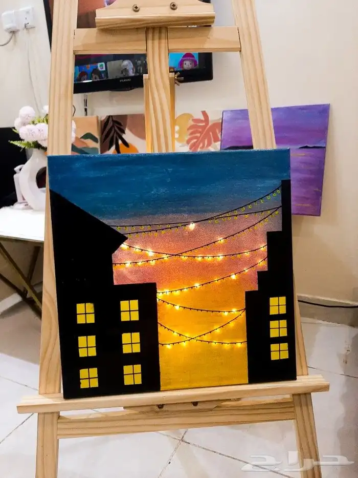 لوحات فنية مضيئة 6