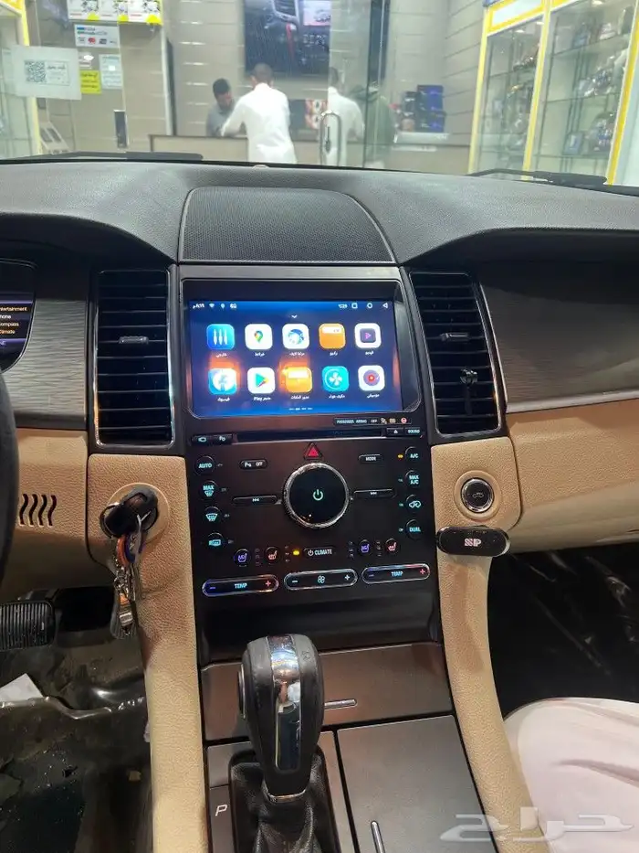 شاشه فورد تروس 2013_2018نظام اندرويد شاشات سيارات داش كام 4