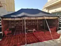 بيت شعر اسود تركي مبطن بكج 7 في 5 7